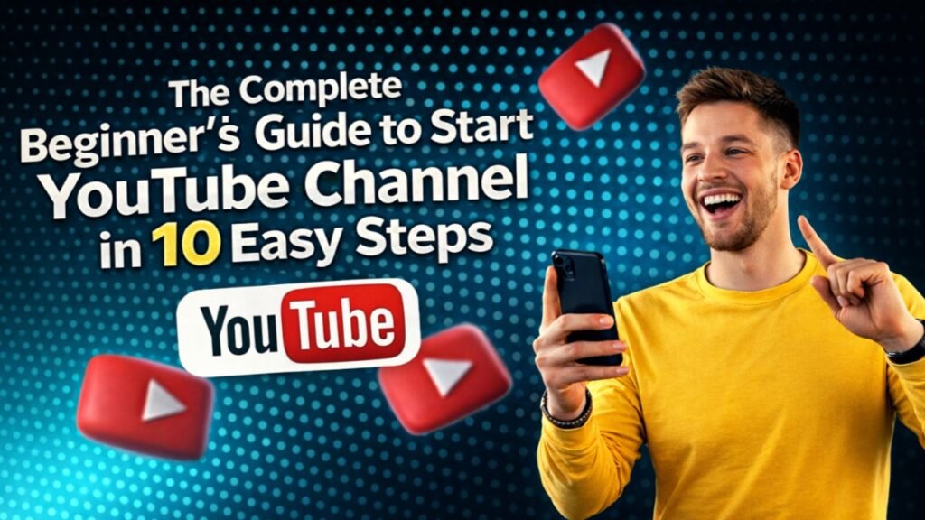The Complete Beginner’s Guide to Start YouTube Channel in 10 Easy Steps 
