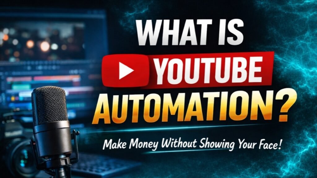What is YouTube Automation: How to Make Money Without Showing Your Face 