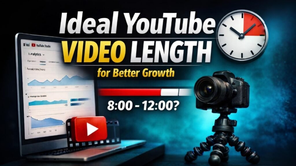 Ideal YouTube video length for better growth 