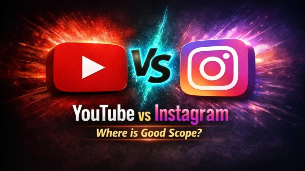 YouTube vs Instagram – where is good scope