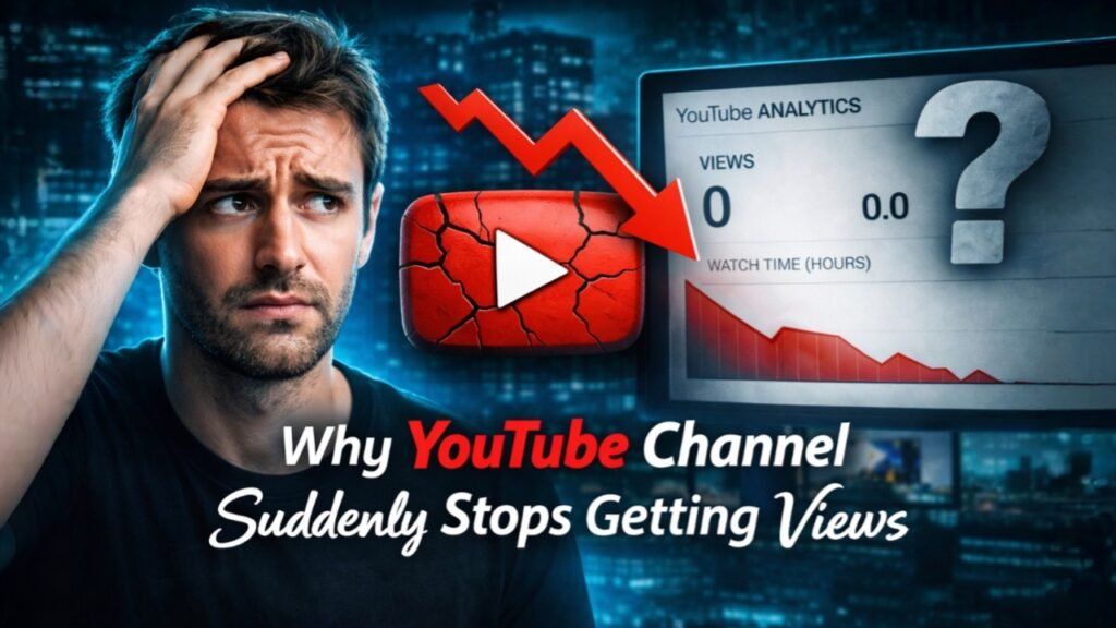 Why YouTube Channel Suddenly Stops Getting Views(Fix Guide) 