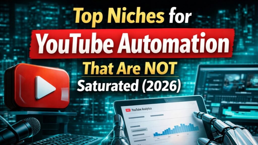 Top Niches for YouTube Automation That Are NOT Saturated (2026) 