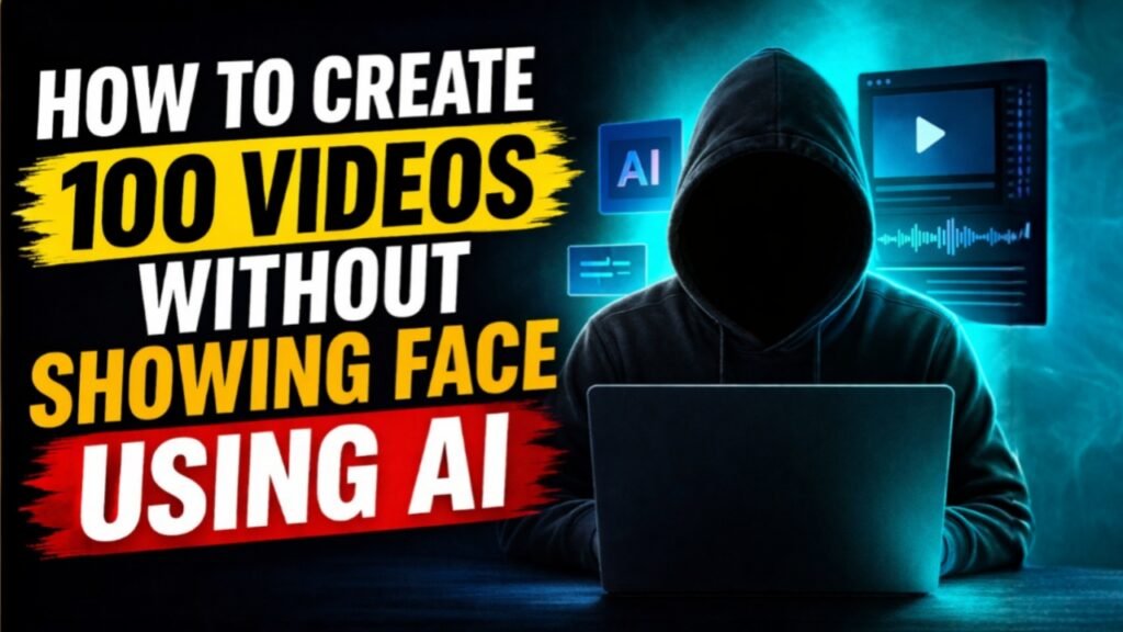 How to Create 100 Videos Without Showing Face Using AI 