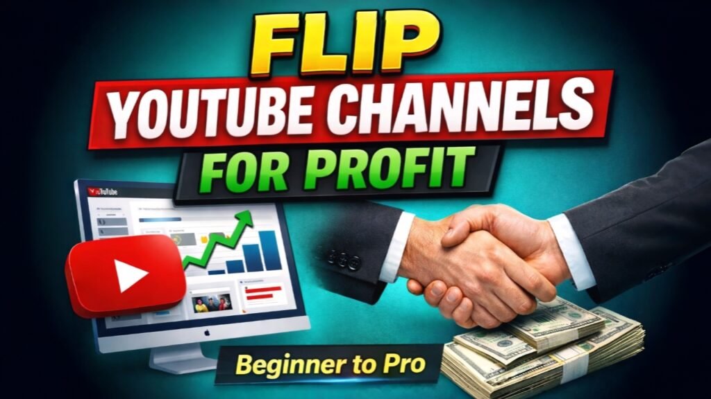 How to Flip YouTube Channels for Profit (Beginner to Pro)