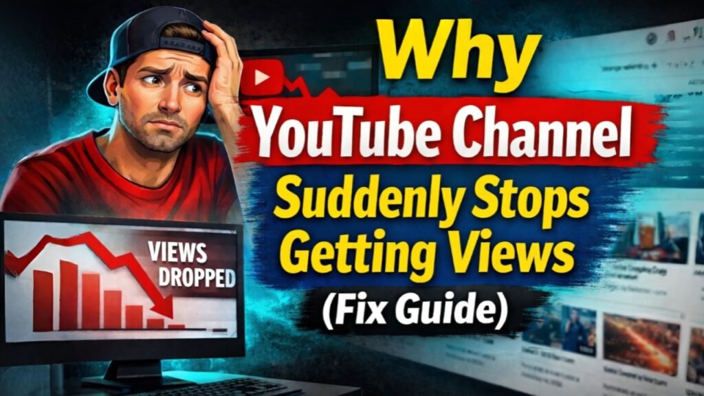 Why YouTube Channel Suddenly Stops Getting Views(Fix Guide)