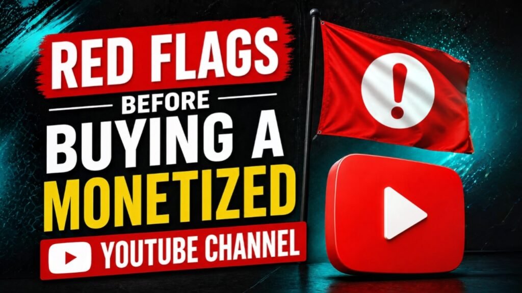 Red Flags Before Buying a Monetized YouTube Channel