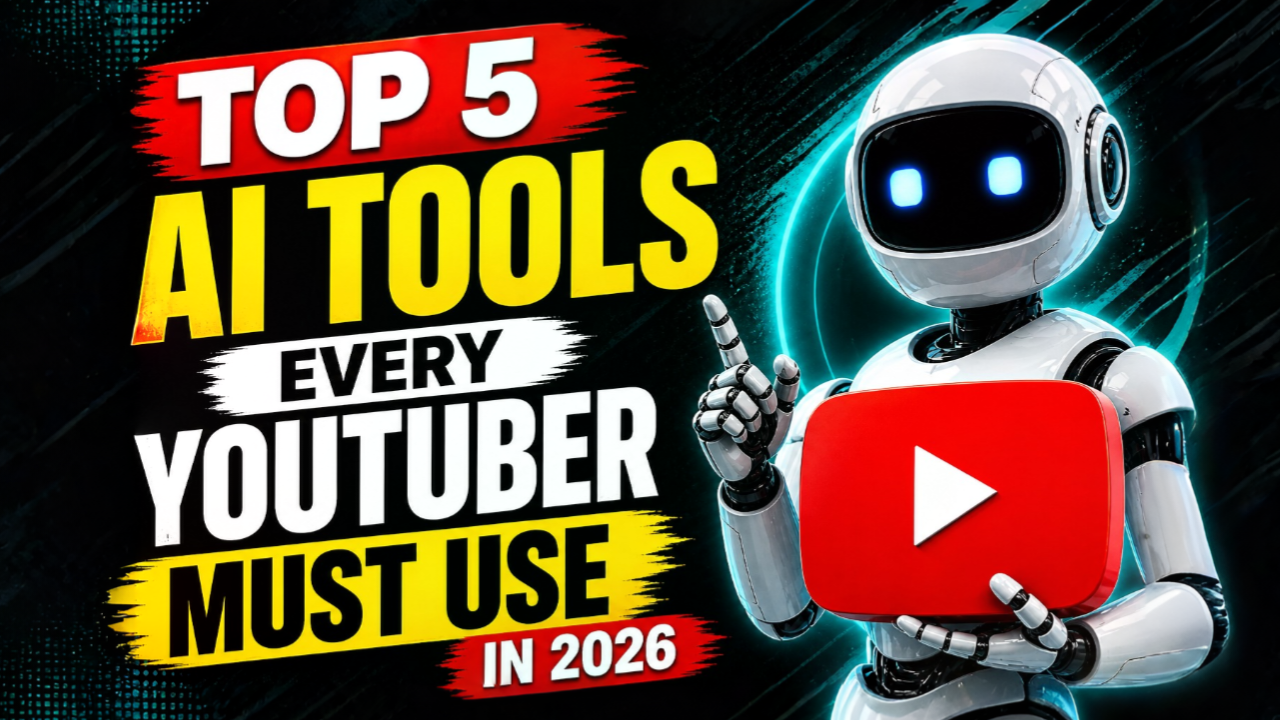 Top 5 AI Tools Every YouTuber Must Use in 2026