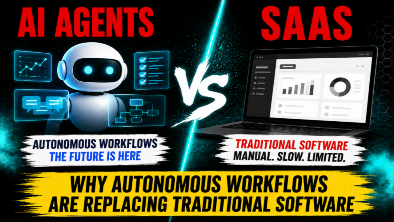AI Agents vs SaaS: Why Autonomous Workflows Are Replacing Traditional Software