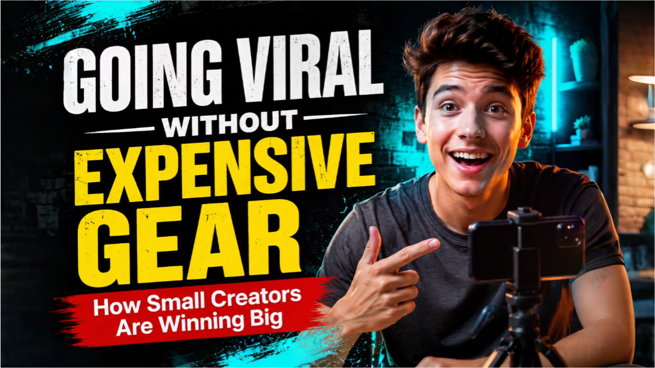 How Small Creators Are Going Viral Without Expensive Gear