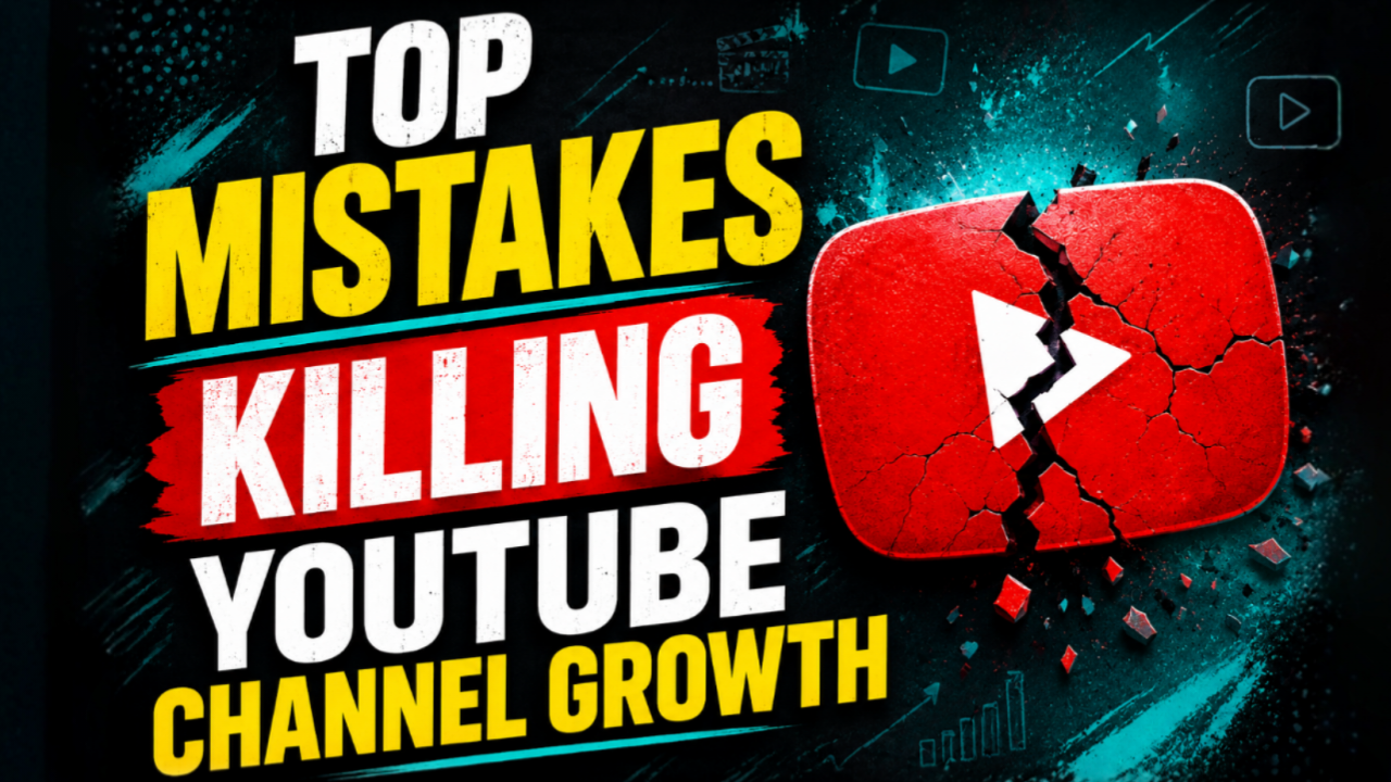 Top Mistakes Killing YouTube Channel Growth