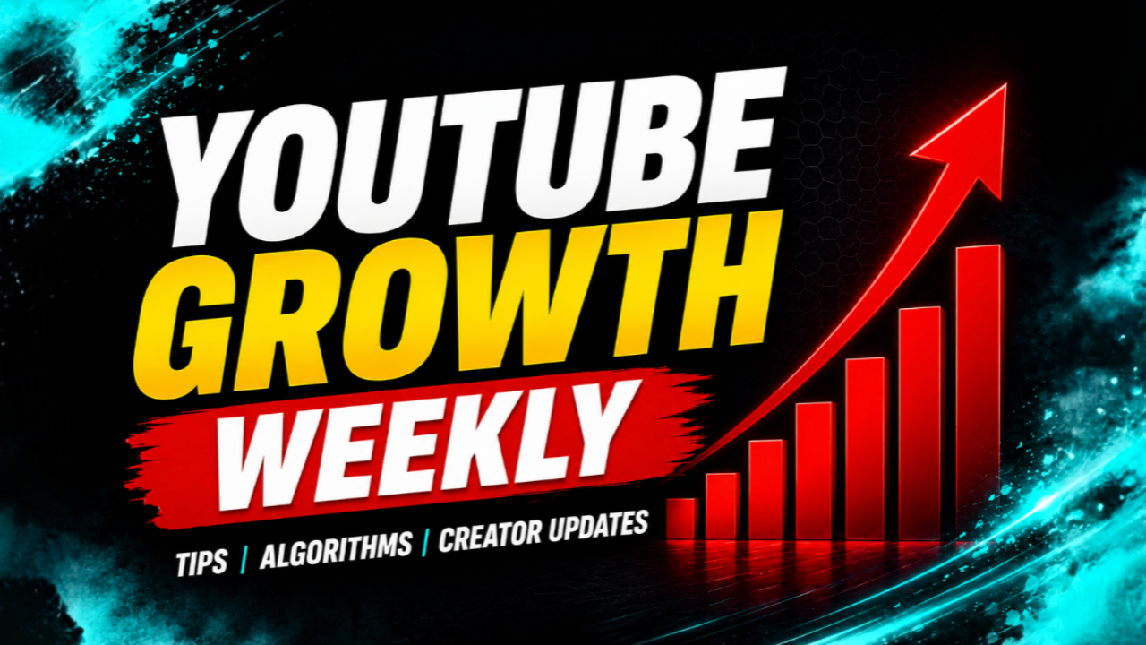 YouTube Growth Weekly — Tips, algorithms, creator updates